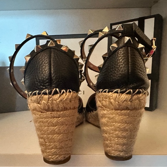 Valentino Rockstud Wedge Espadrille - Picture 2 of 7